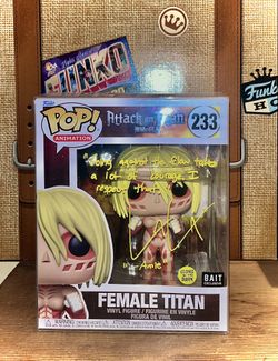 Funko Pop Female Titan *Signed*