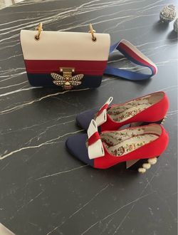 Gucci Queen Margaret Bag and Heels Set
