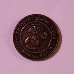 Vintage United States Marine Corps Semper Fidelis Toys For Tots Coin Token