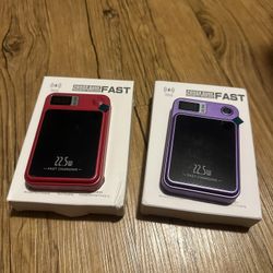 10000mah Magnetic 22.5w Fast Charging Power Bank Purple Or Red Brand New