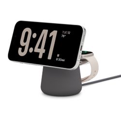 Belkin BoostCharge Pro 2-in-1 Wireless Charging Dock with MagSafe 15w