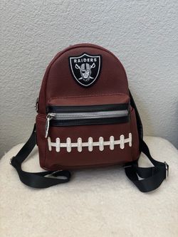 Loungefly NFL Las Vegas Raiders Pigskin Logo Mini Backpack