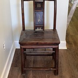 Antique Chinese Qing Dynasty Alter Chair 