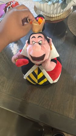 Queen of Hearts Disney Plush Toy from Alice and wonderland