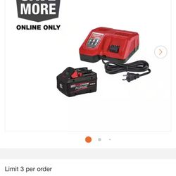 M18 Rapid Charger With 8.0 Battery 