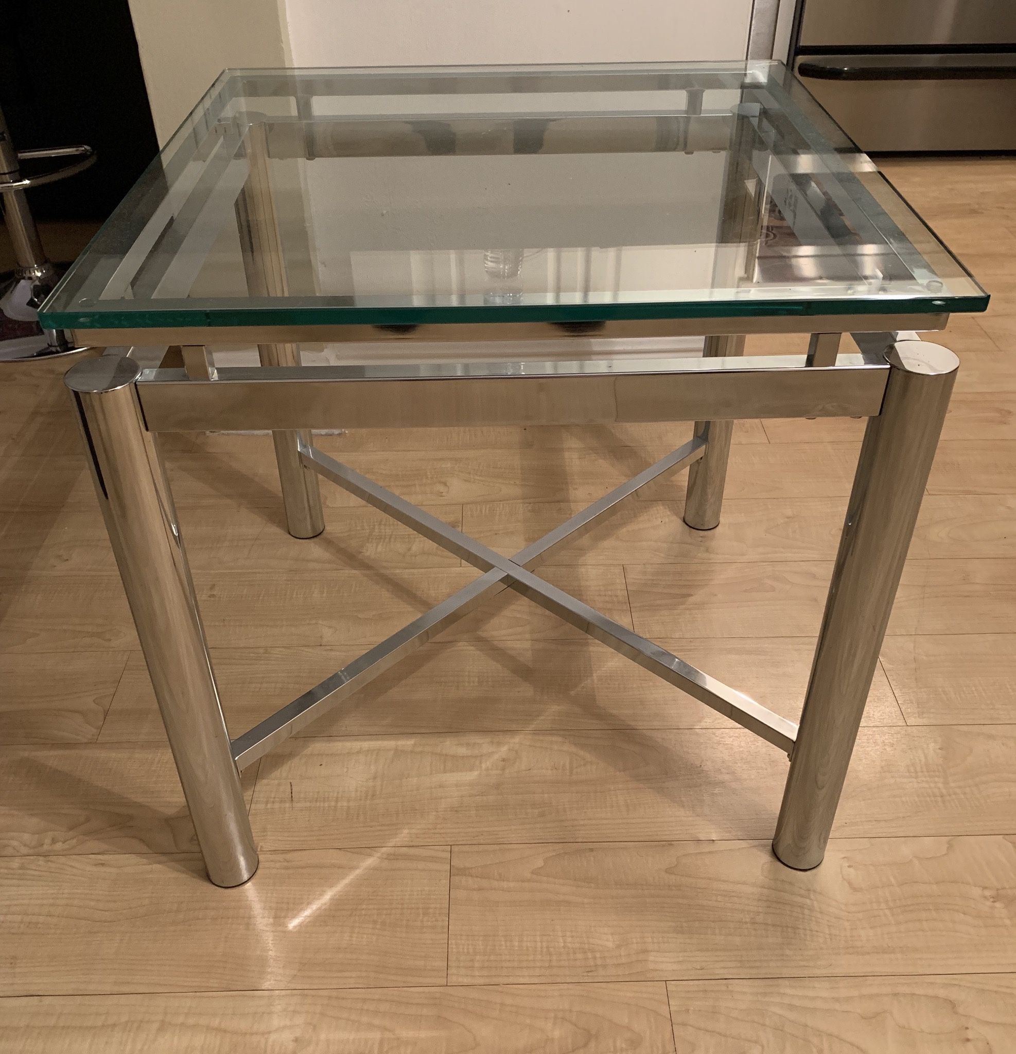 Modern Glass End Table
