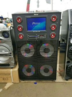 Bocina Karoke con Bluetooth, Dvd