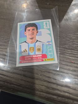 Panini FIFA Leonardo Balerdi Argentina Sticker Card