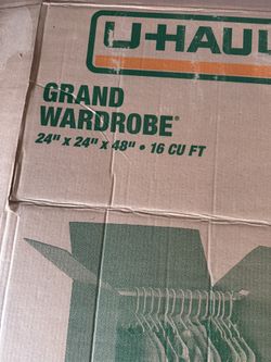 Wardrobe and Moving Boxes