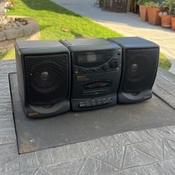 GPX AM/FM Stereo Receiver Cassette Recorder