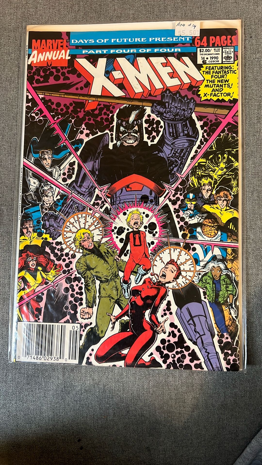 1990 Marvel Annual X-men Sealed Comic Book