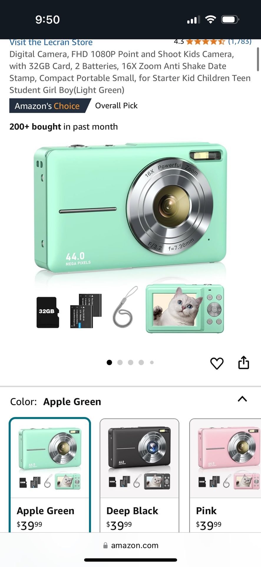 Better Life 1080p Digital Camera