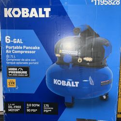 Kobalt 6-Gallons Portable Pancake Air Compressor