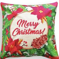 Christmas Pillow Cover 18x18, Velvet New