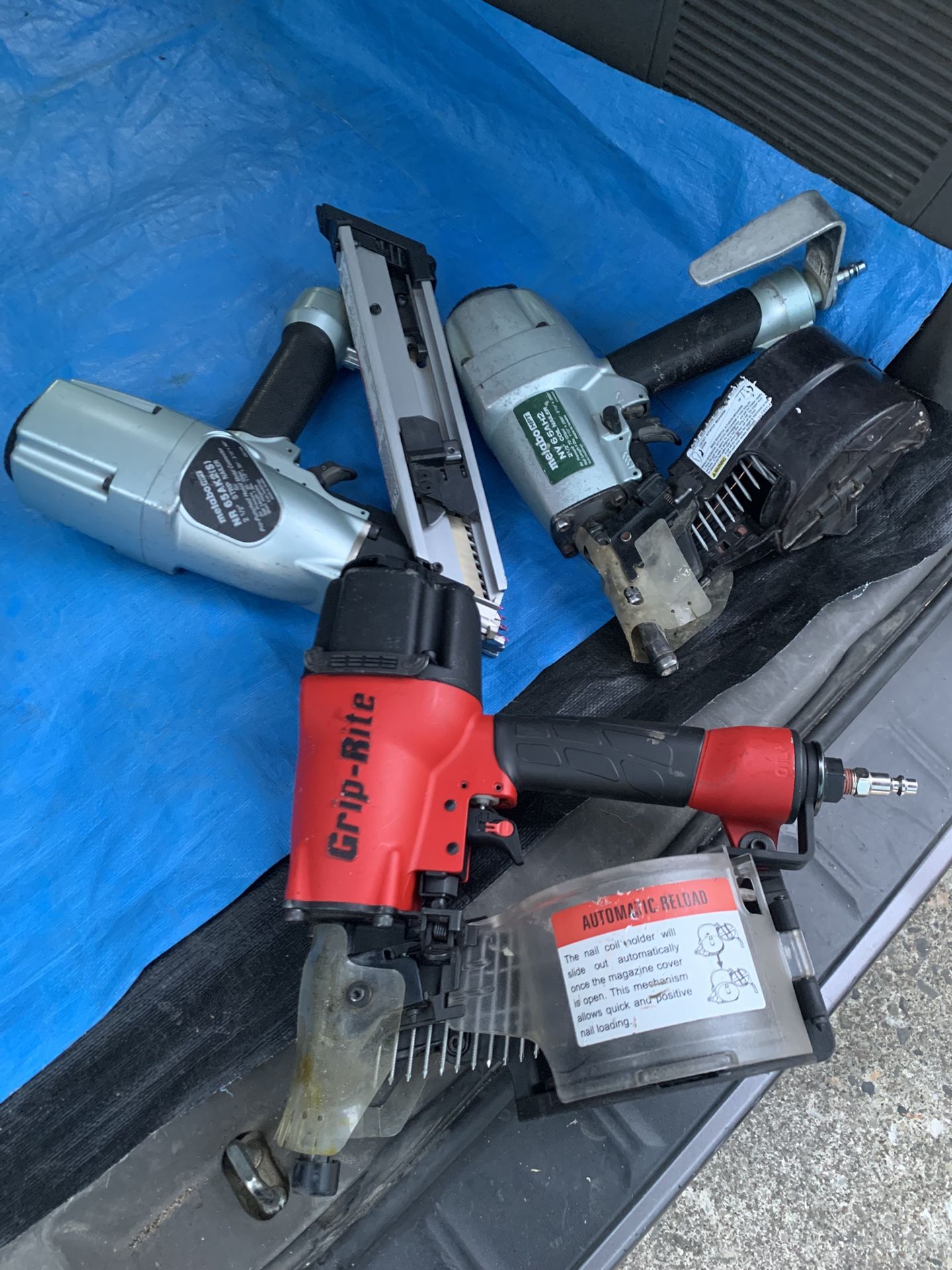 Metabo Grip-Rite Siding Nailers And Straps Nailers $200 EACH