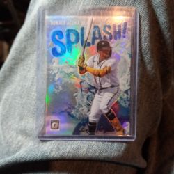 2022 Donruss Optic - (Silver Prizm) Splash Insert Ronald Acuna Jr.