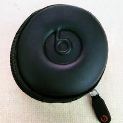 Monster Beats Earbuds/Headphones •Round Travel Case • Power Beats / Ur-Beats/I-Beats .

