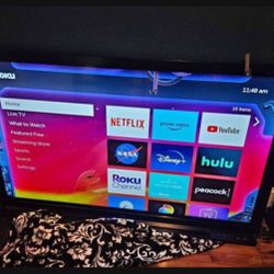 50inch Plasma Flat Screen TV With Mount And Remote 