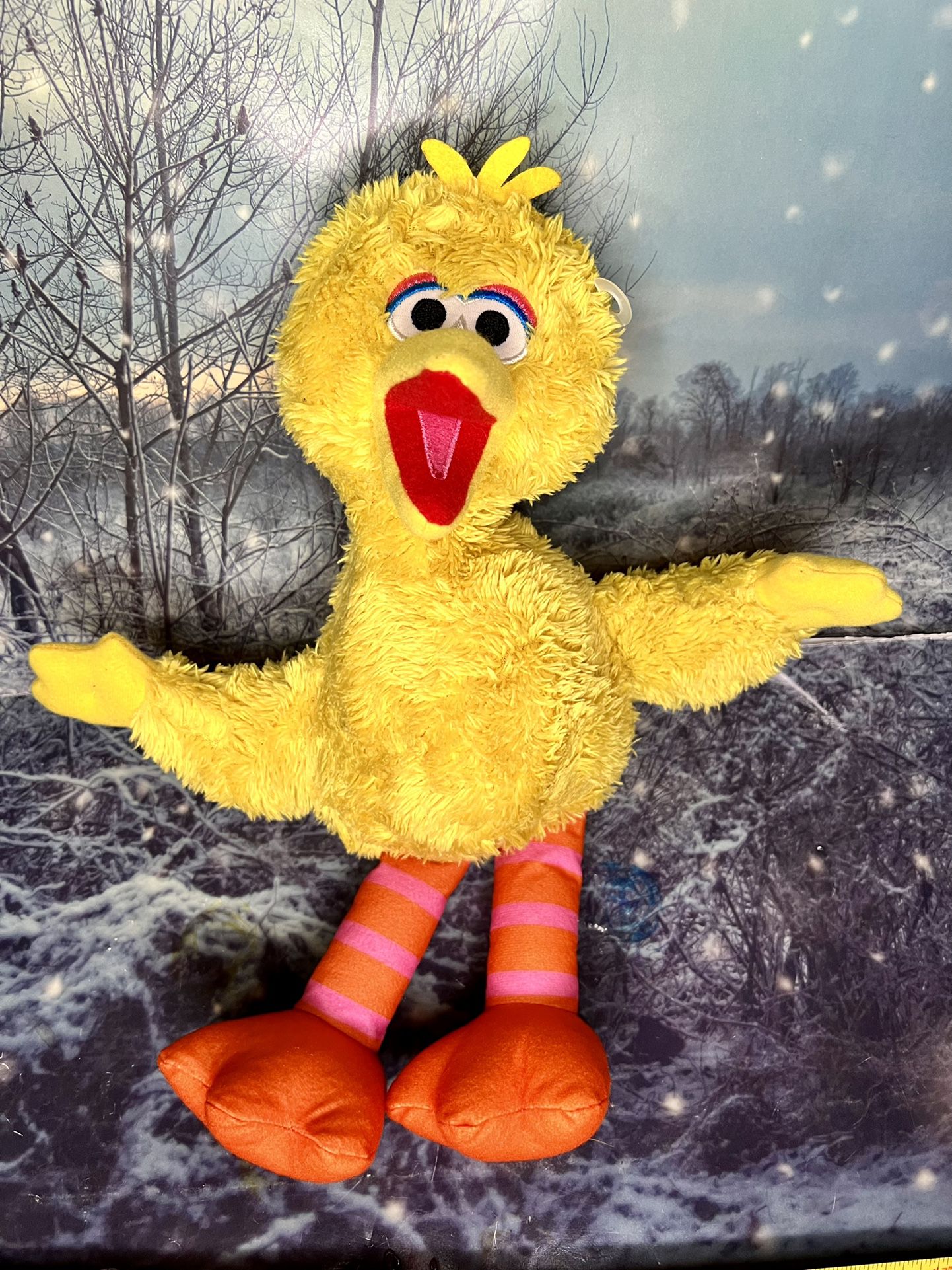Kohls Care Sesame Street Big Bird Plush 14" stuffed animal plushie doll 