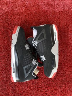 Nike Air Jordan Retro 4 Bred  Size 13