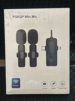 PQRQP 3 in 1 Professional Wireless Lavalier Microphone (bn)