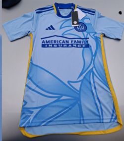 Official Adidas Atlanta United FC Away soccer jersey for the 2024/25 MLS season.