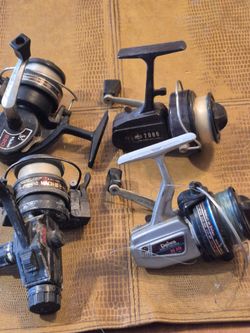 4 spinning fishing reels