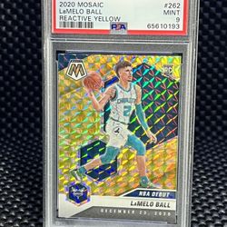 🧨 20-21 LaMelo Ball ROOKIE Reactive Yellow PSA 9! 💥