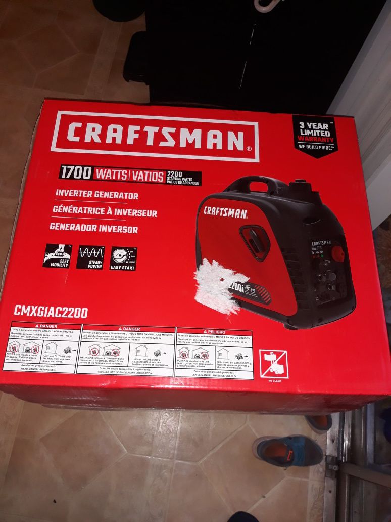 Craftman inverter generator