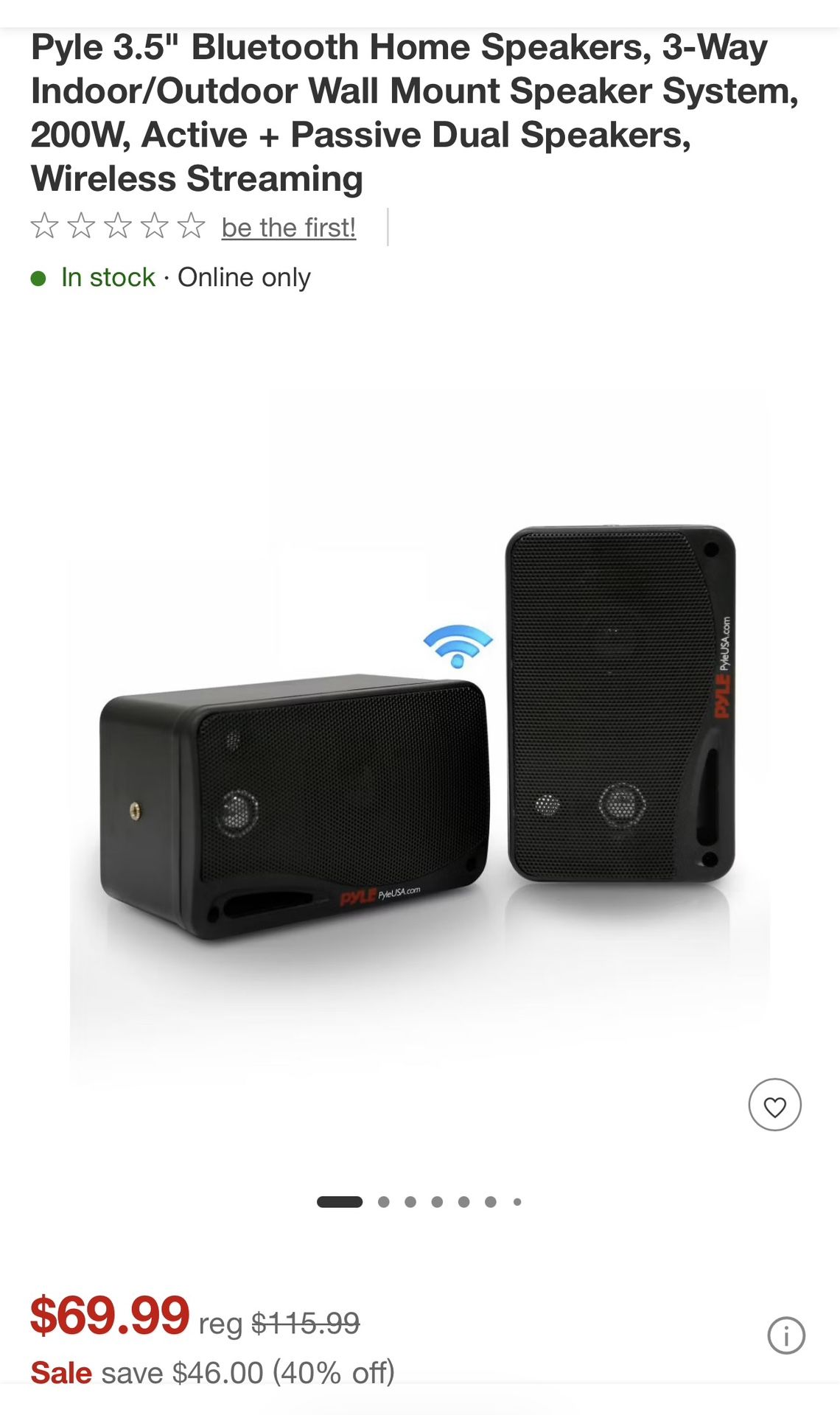 Bluetooth Outdoor/indoor Speakers