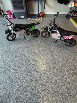 Two MX350 Electric Dirt Bike