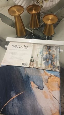 Decorative Shower And And 3 Piece Candle Holders