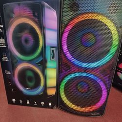 Double 15" high power Bluetooth Party Speaker by dolphin.  Great Bass And Range.  Brand New SEALED