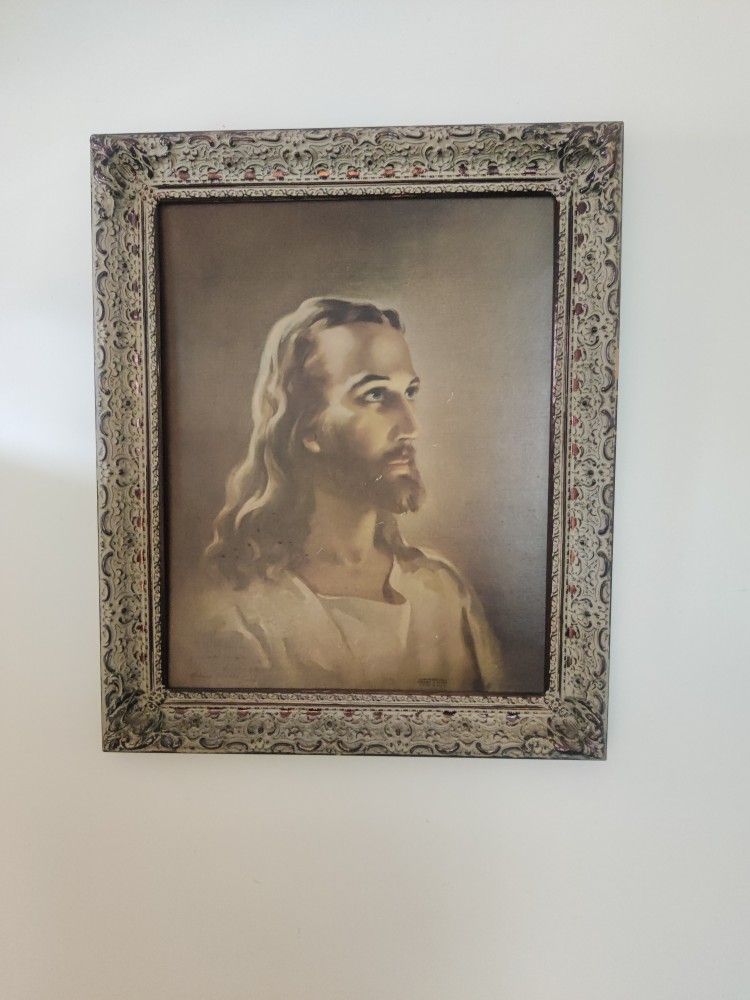 Beautifully Framed Jesus Artwork