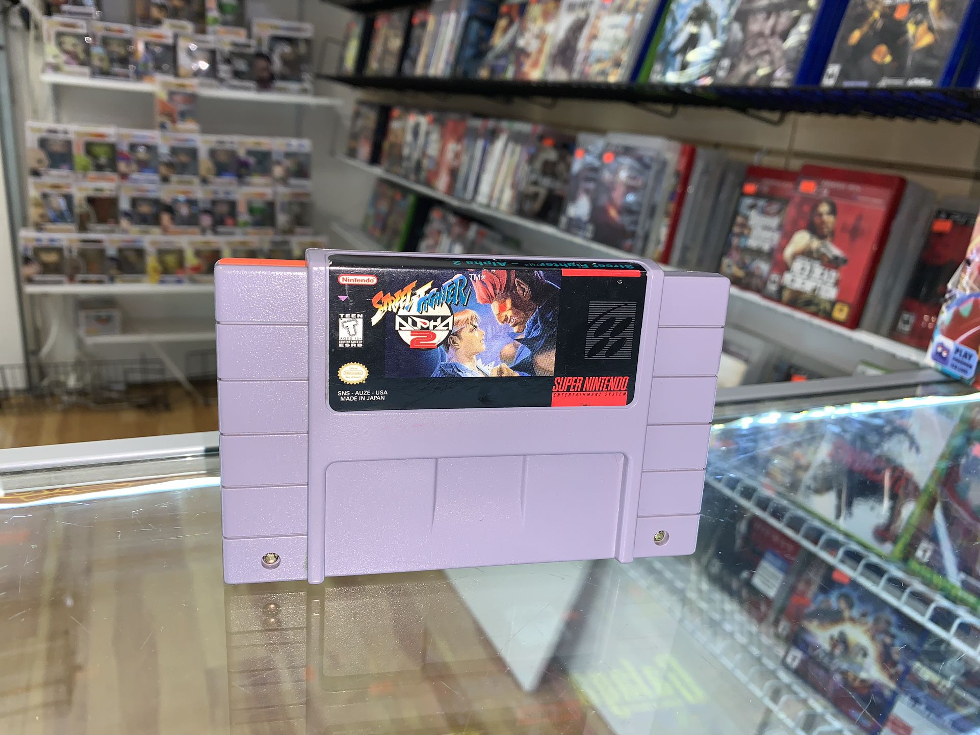Street Fighter Alpha 2 (Super Nintendo SNES, 1996) - Tested & Working 