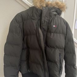 Tommy Hilfiger Men's Arctic Cloth Quilted Snorkel Bomber Jacket