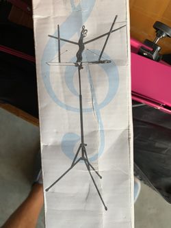 Music stand in pink