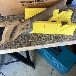 Mitre Box And Saw