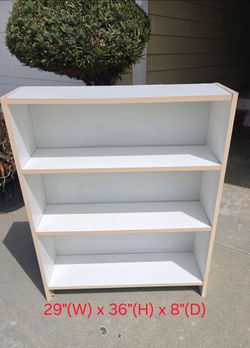 Free White Bookshelf