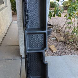 Chevrolet Silverado under rear seat storage 