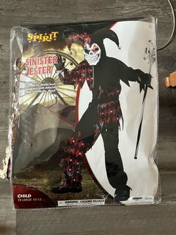 Spirit Sinister Jester Kids Halloween Costume