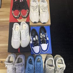 Jordan’s, New Balance, Yeezy shoes