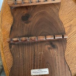 Vintage Wooden Spoon Rack . Wall Mount