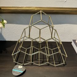 Brand New Gold Wine Rack