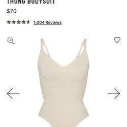 Skims Thong Body Suit