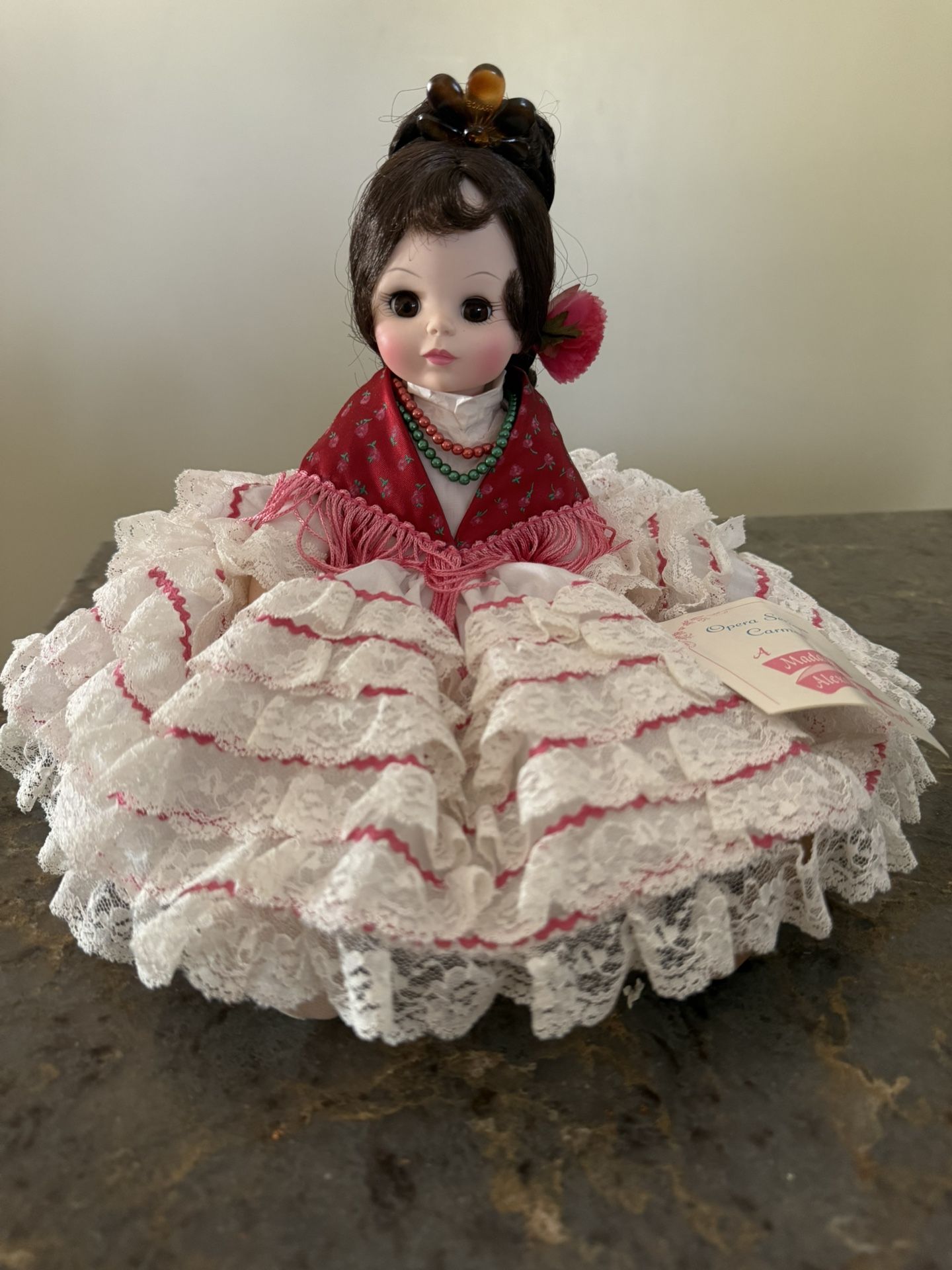 Madame Alexander 13” Doll Carmen from the Opera series Missing one shoe