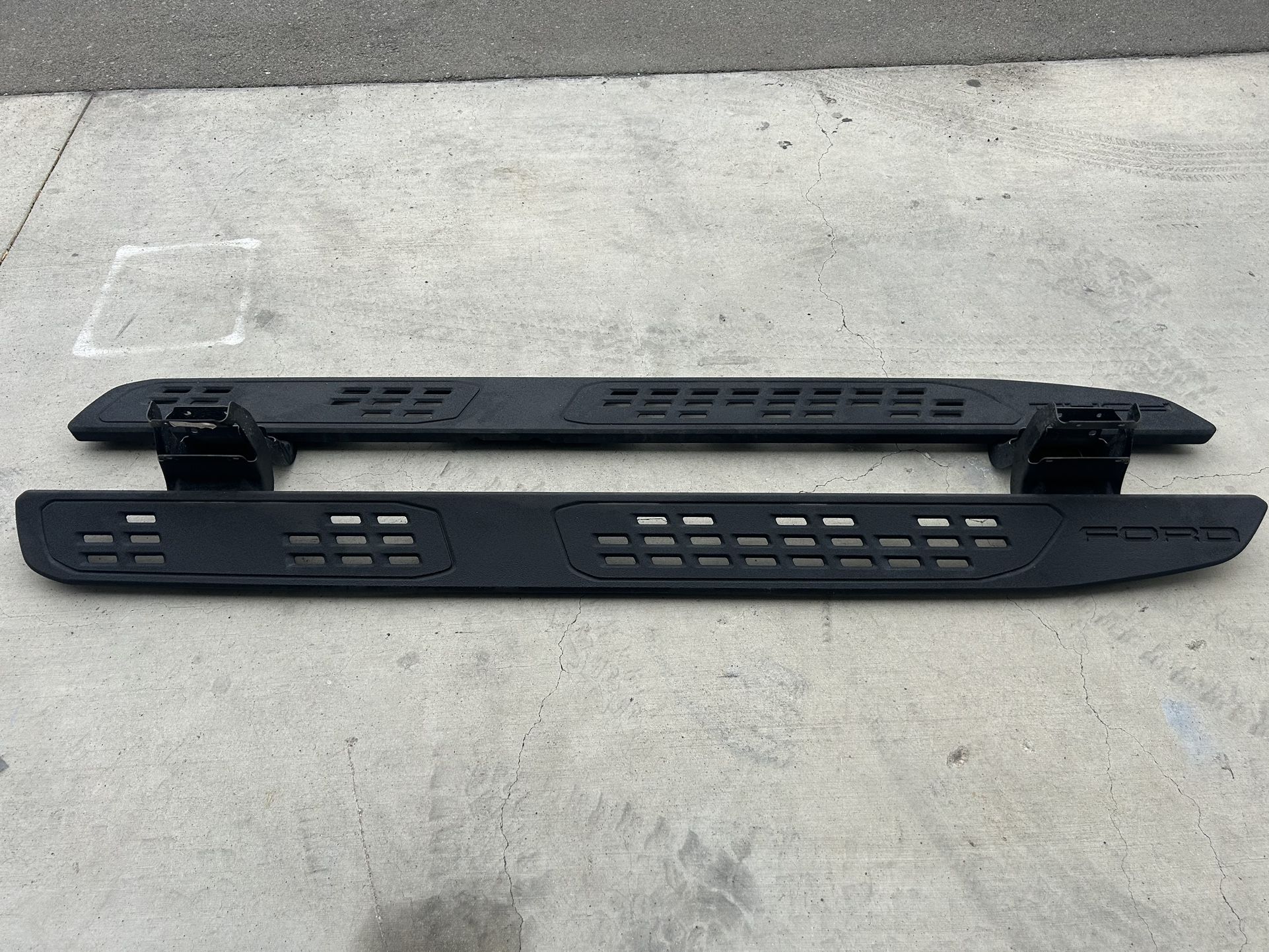 OEM 2015-25 Ford F150 Raptor Running Boards Side Steps W/ Brackets