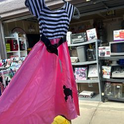 Fifties Costume Dress Size 7-8