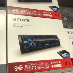 Sony Single Din Bluetooth Stereo. Premium 3 Outputs 
