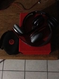 beats bre dre solo 2 red/black